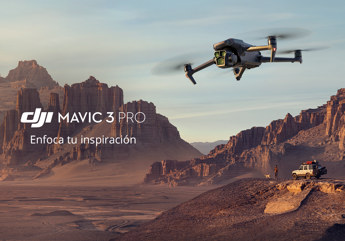  DJI Mavic 3 Pro con DJI RC (control remoto de pantalla), dron  insignia de triple cámara con cámara Hasselblad 4/3 CMOS, tiempo de vuelo  de 43 minutos y transmisión de video