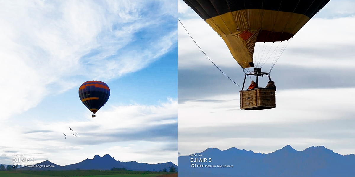 Fotos hechas con el DJI Air 3